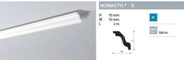 Imagen de Moldura Nomastyl K 1m lineal